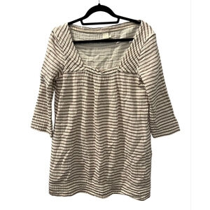 Malia Mills Kalola Size 4 Bathing Suit Coverup Striped Tunic Dress Lightweight